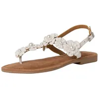 TAMARIS Zehentrenner - Hellgrau,Weiß - 36