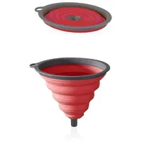 JEEL Trichter Füller, (1-tlg), BPA Frei, zusammenklappbar rot