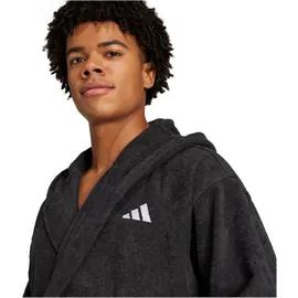 Adidas Hooded Dressing Gown Bademantel Black S