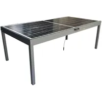 Jet-Line Gartentisch 218 x 110 x 78 cm Schwarz