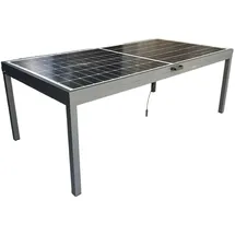 Jet-Line Gartentisch 218 x 110 x 78 cm Schwarz