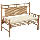 vidaXL Gartenbank 121 x 68 x 0 cm Bambus