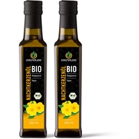 Kräuterland Bio Nachtkerzenöl 2x250ml (500ml), kaltgepresst, nativ, vegan, Direkt aus unserer Ölmühle