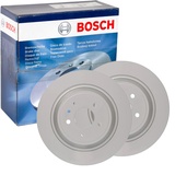 Bosch Bremsscheibe Hinterachse Voll 0986479D86]