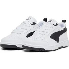 Puma Rebound V6 Lo White / Black / Black 35 1/2