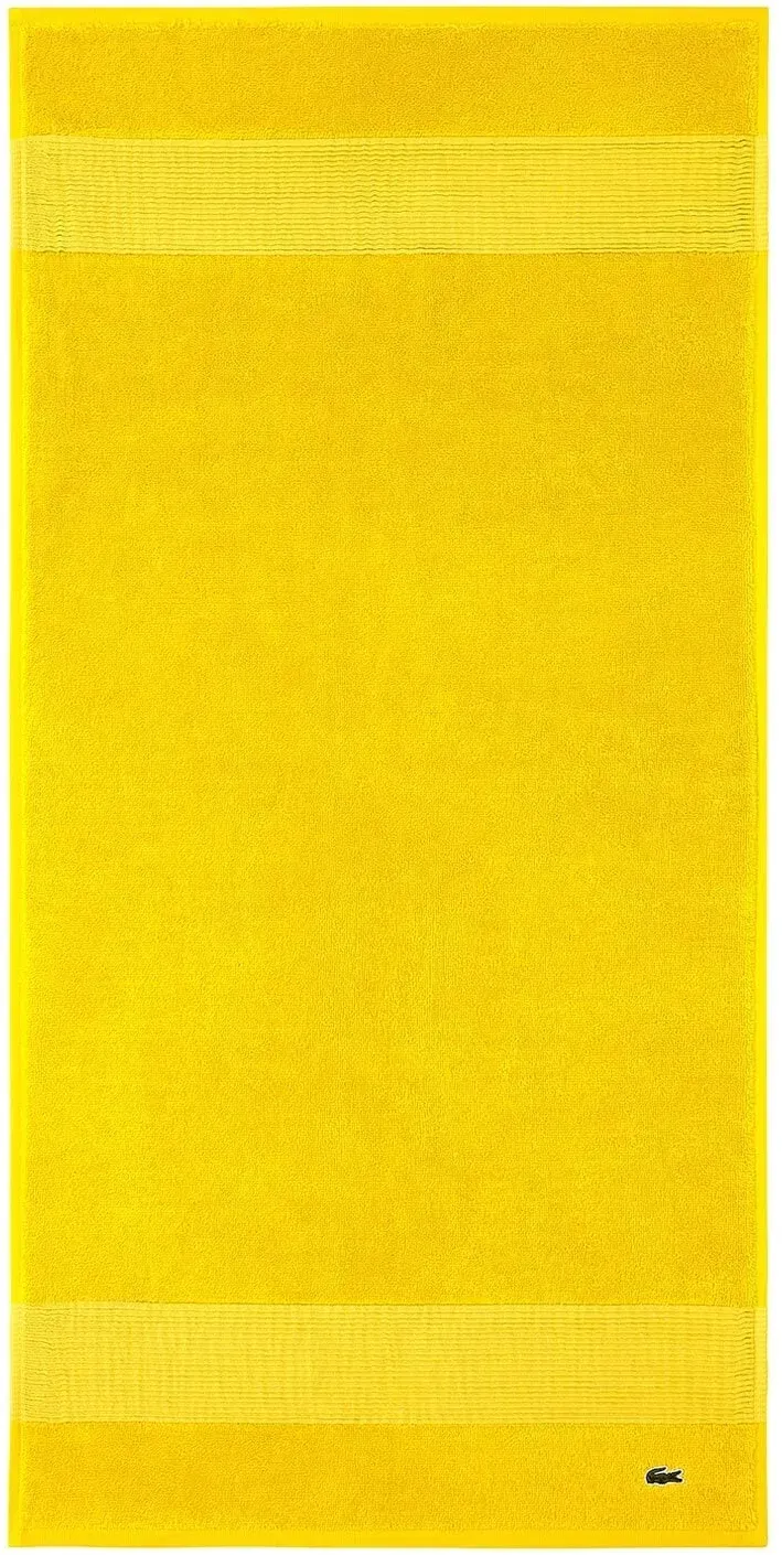 Lacoste Frottier Handtücher Lecroco Handtuch 50x100 cm | jaune - gelb
