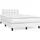 vidaXL Boxspringbett 120 x 200 cm Weiß