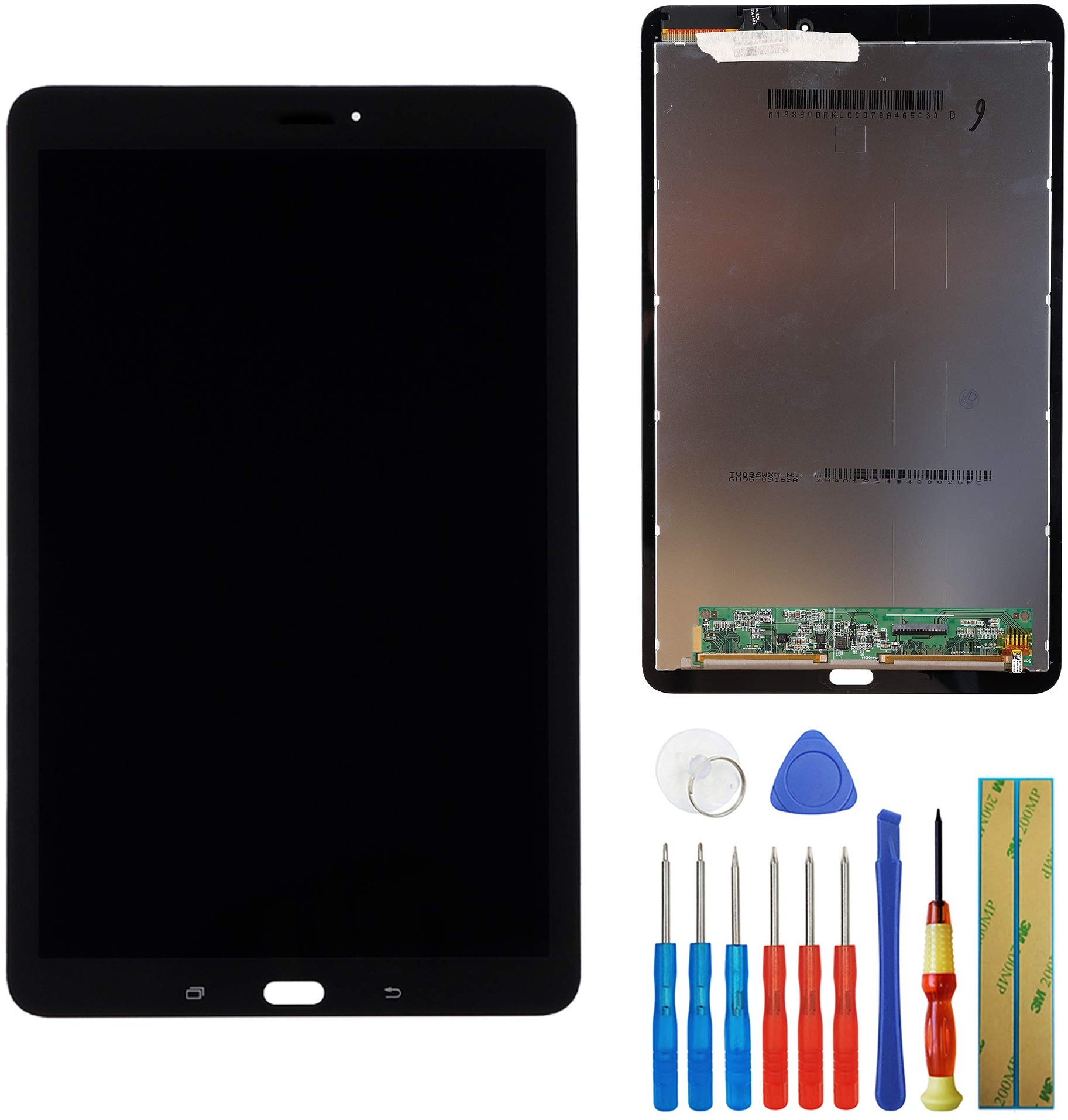 LCD Touch Screen Display Assembly Digitizer kompatibel mit Samsung Galaxy Tab E 9.6 SM-T560 T561 T567 LCD Display + Werkzeug