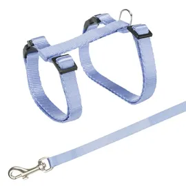 Trixie Katzengeschirr mit Leine 1,20 m Weiß/Mehrfarbig 27–45 cm
