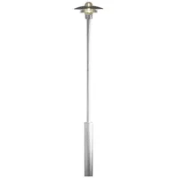 Konstsmide Wegeleuchte Stahl 225 cm 1er Set silber