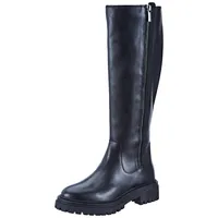 GEOX Leder-Stiefel Iridea in Schwarz, - 40