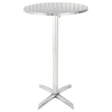 Bolero Runder Klappbarer Stehtisch 60 x 60 cm Weiß