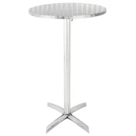 Bolero Runder Klappbarer Stehtisch 60 x 60 cm Weiß