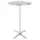 Bolero Runder Klappbarer Stehtisch 60 x 60 cm Weiß