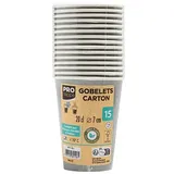 ProNappe Kaffeetasse 0,2 l Grau 15 St.