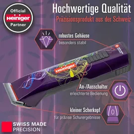 Heiniger Saphir Style Kleintierschermaschine, 2 Akkus