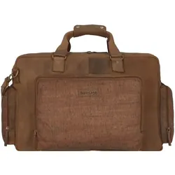 Greenland Nature Nature Weekender Reisetasche Leder 50 cm Laptopfach  braun