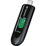 Transcend JetFlash 790C USB-Stick 64 GB Schwarz TS64GJF790C USB-C® (USB 3.2 Gen 1)