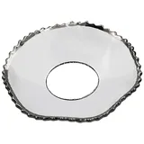Wiedemann Kerzenmanschette Crystal Design Glas Silber