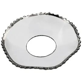 Wiedemann Kerzenmanschette Crystal Design Glas Silber