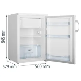 Gorenje RB49CPW Kühlschrank (120 l, 845 mm hoch, Weiß)