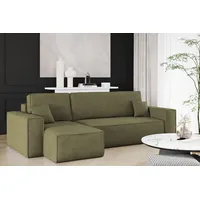 Kaiser Möbel Ecksofa mit schlaffunktion und bettkasten, Sofa L-form,