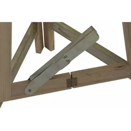 natura Stehtisch klappbar Ø 78 x 111 cm Braun