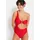 lscn by lascana Monokini Damen rot Gr.42 Cup C/D