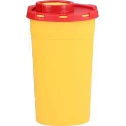 KANÜLENEIMER 0,2 l gelb für unterwegs 1 St.