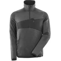 Fleecepullover "ACCELERATE" - L - dunkelanthrazit/schwarz