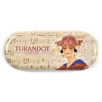 Fridolin Brillenetui Opera-Turandot aus Metall, bunt, 16x6.6x2.8 cm