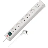 Brennenstuhl Bremounta mit Schalter, 5-fach, mit 2x USB, 3m, weiß (1150660325)