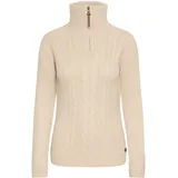 Oxmo Strickpullover Beige M