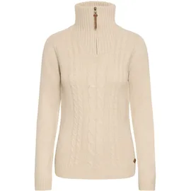Oxmo Strickpullover Beige M