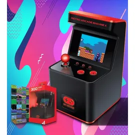 My Arcade Retro Arcade Machine X schwarz/rot