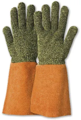Hitzeschutzhandschuh KarboTECT® L 954, Kat. III, rotbraun, Größe 9 - rot - 9