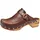 Sanita Comfortwear Clog "Wood-Lillen Open" in Braun | Gr.: 36