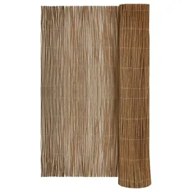 vidaXL Weidenzaun 100 x 100 cm Braun/Holz