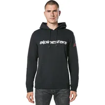 Alpinestars Linear Wordmark V3 Kapuzenpullover - Schwarz/Weiß/Rot M