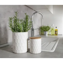 Wenko Maya Vorratsdose weiß 11 x 16 cm 0,9 l