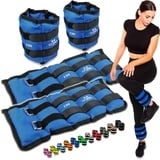 C.P.Sports Gewichtsmanschetten Paare für Hand- & Fußgelenke | Gewichte für Arme & Beine | 0,5KG bis 8KG | Ankle Weights für Fitness, Joggen, Ausdauer, Krafttraining |2x 2,5 KG