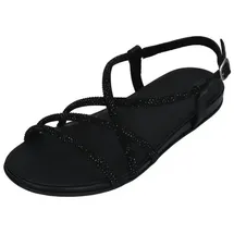 FitFlop Gracie Crystal Strappy Back Strap Damen Schwarz 39