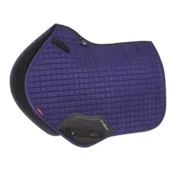 LeMieux Springschabracke Suede CC Square blau WB (Warmblut)