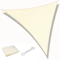 KAHEIGN Sonnensegel Dreieckig 3m x 3m x 3m Wasserdicht,