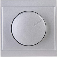 Kopp Malta silber, Universal-Dimmer mit Druck-Wechsel-Schalter für LED, Phasenan-