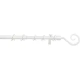 GARDINIA Gardinenstangen Komplett-Set Hook ausziehbar Ø mm weiß