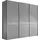 STAUD Schwebetürenschrank Sinfonie Plus 298 x 222 x 68 cm grau