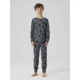 NAME IT Pyjama Set in Dark Grey MEL SKULL Noos | 86/92