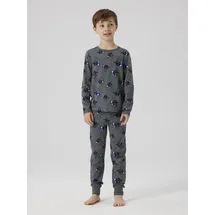 NAME IT Nachtwäsche-Set in DARK GREY melange), | Gr.: 86/92