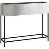 vidaXL Hochbeet 100x26x82 cm Edelstahl